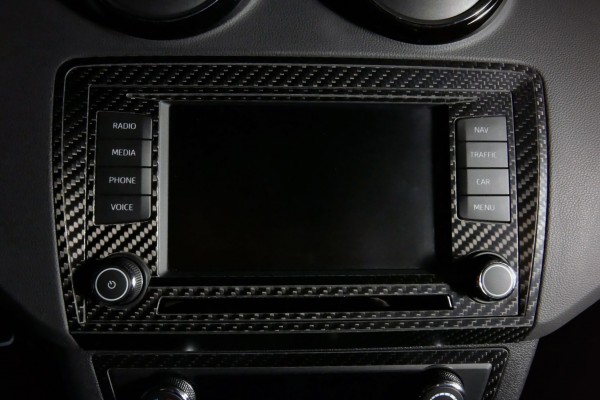 Oost Timor soort eerlijk Seat Ibiza 6P carbon fiber cover 'navigation system 6,5" + bezel' | Seat Ibiza  6P | Seat | Carbon Interior | HS-CNC